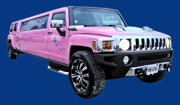 pink limo hire in hampshire